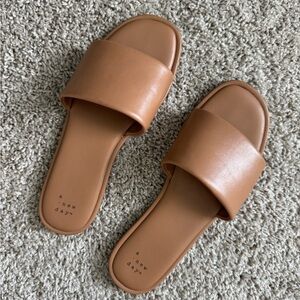 Tan sandals